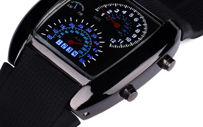 Fashion Car Design Binary Watch