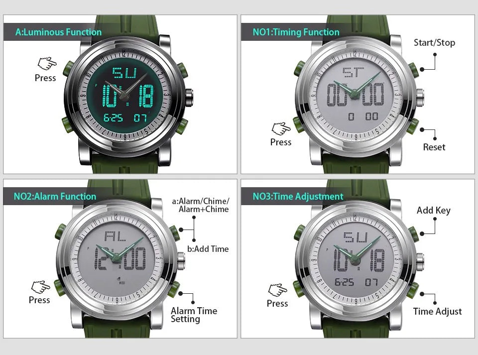 SINOBI Digital Sports  watch