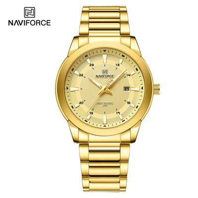 NAVIFORCE 2024 Men's Watch - Luxury Stainless Steel Sport Quartz