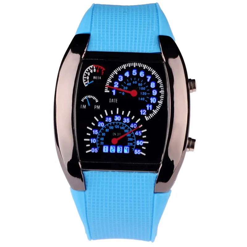 Fashion Car Design Binary Watch
