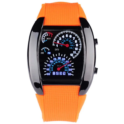 Fashion Car Design Binary Watch