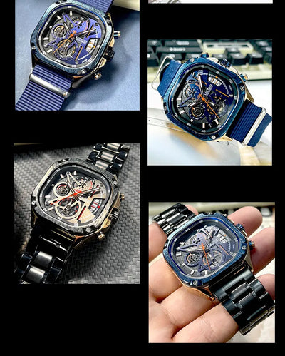 MEGIR Black Quartz Watch