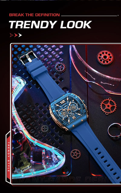 LIGE Quartz Waterproof Chronograph