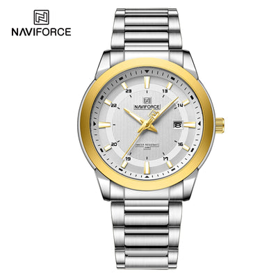 NAVIFORCE 2024 Men's Watch - Luxury Stainless Steel Sport Quartz