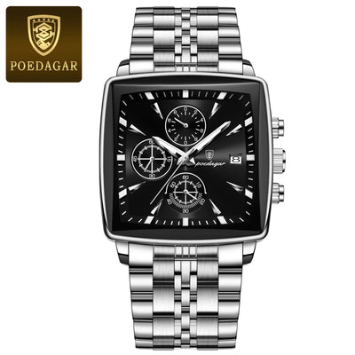 POEDAGAR Square Watch
