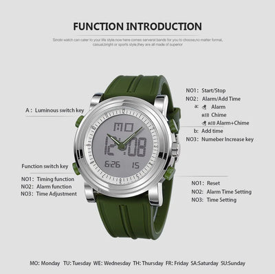 SINOBI Digital Sports  watch
