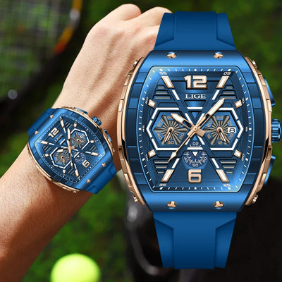 LIGE Quartz Waterproof Chronograph