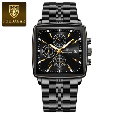 POEDAGAR Square Watch