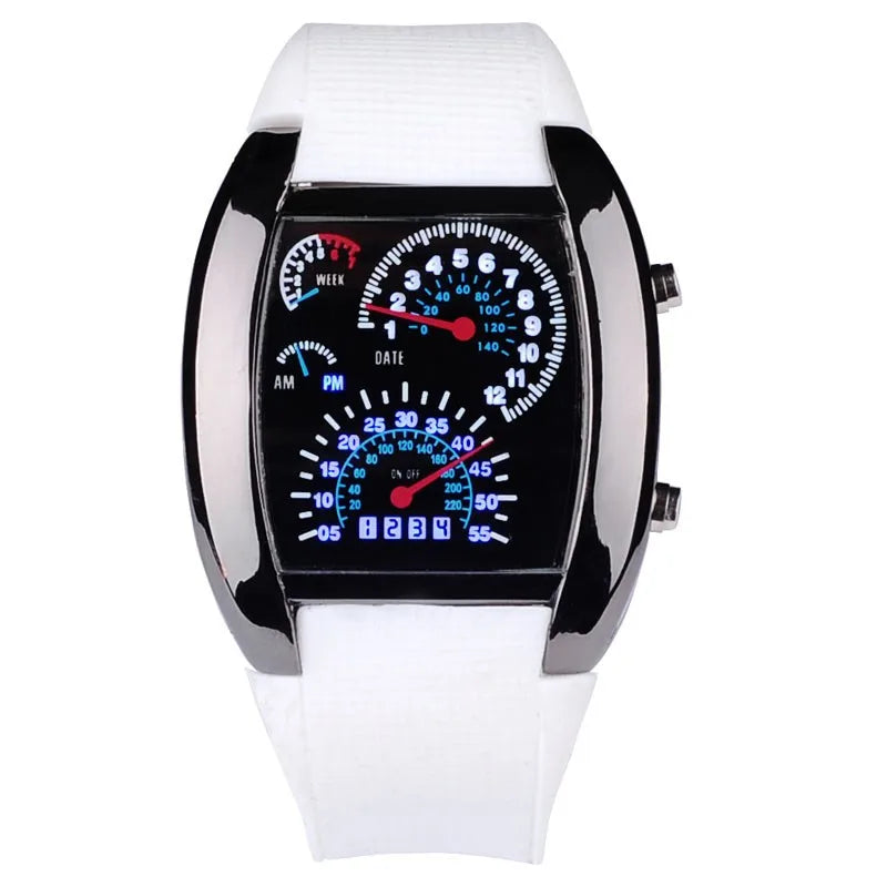 Fashion Car Design Binary Watch