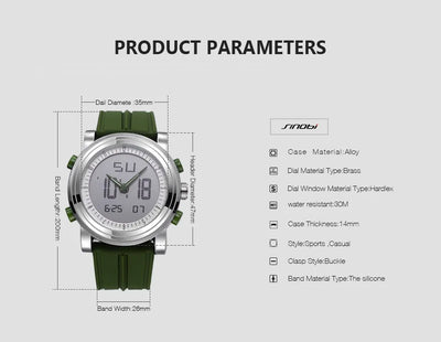 SINOBI Digital Sports  watch