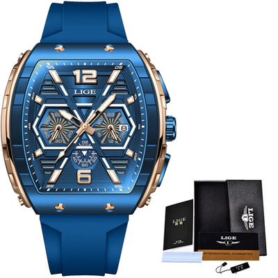 LIGE Quartz Waterproof Chronograph