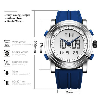 SINOBI Digital Sports  watch
