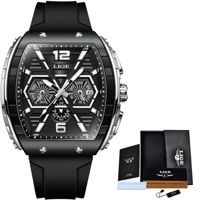 LIGE Quartz Waterproof Chronograph