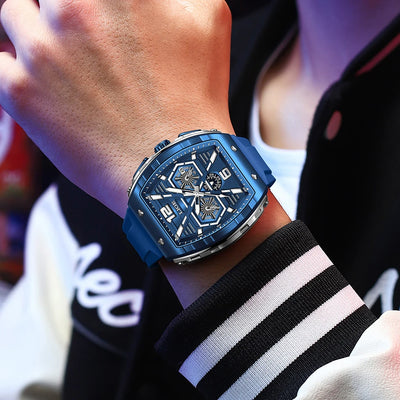 LIGE Quartz Waterproof Chronograph