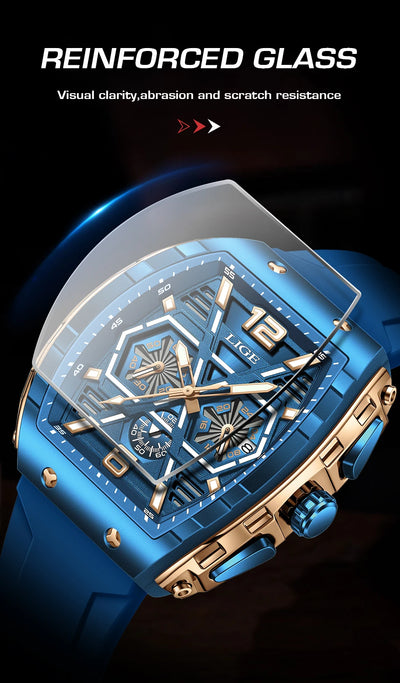 LIGE Quartz Waterproof Chronograph