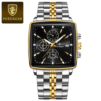 POEDAGAR Square Watch