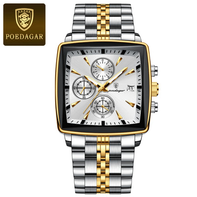 POEDAGAR Square Watch