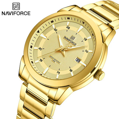 NAVIFORCE 2024 Men's Watch - Luxury Stainless Steel Sport Quartz
