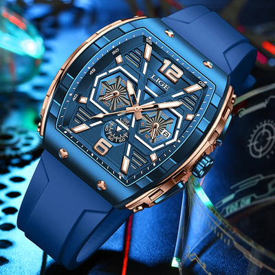 LIGE Quartz Waterproof Chronograph