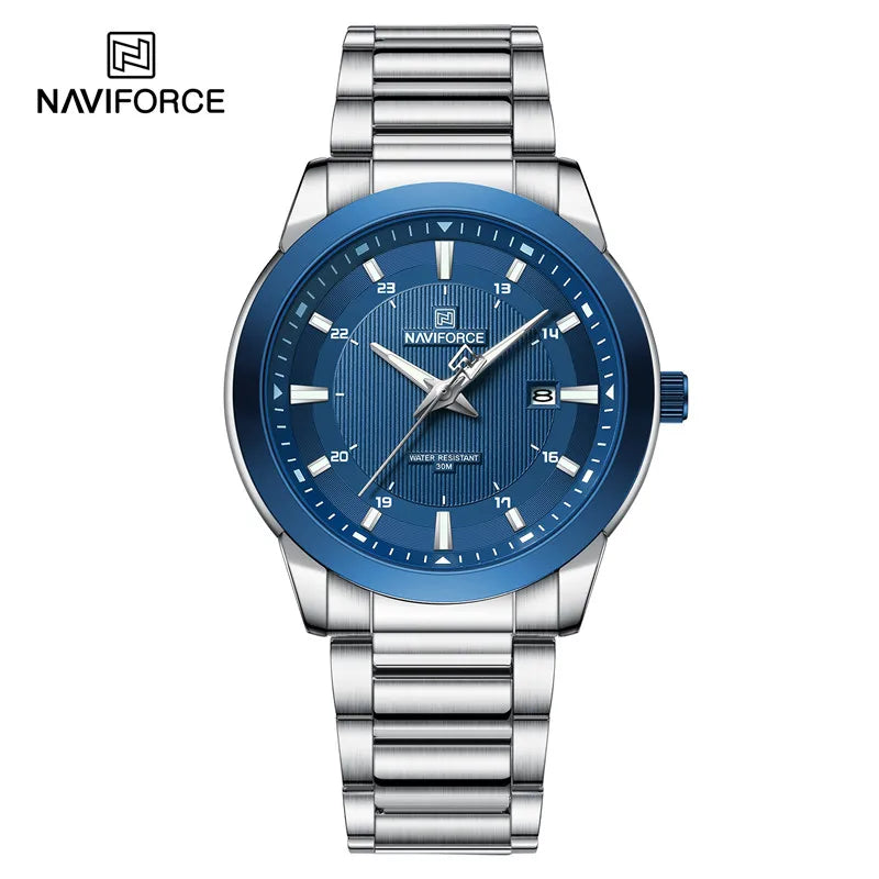 NAVIFORCE 2024 Men's Watch - Luxury Stainless Steel Sport Quartz