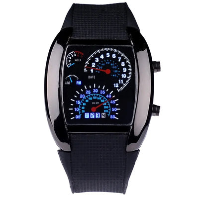 Fashion Car Design Binary Watch