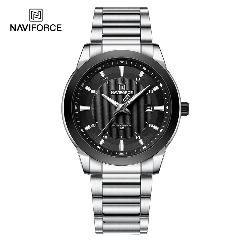 NAVIFORCE 2024 Men's Watch - Luxury Stainless Steel Sport Quartz