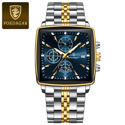 POEDAGAR Square Watch
