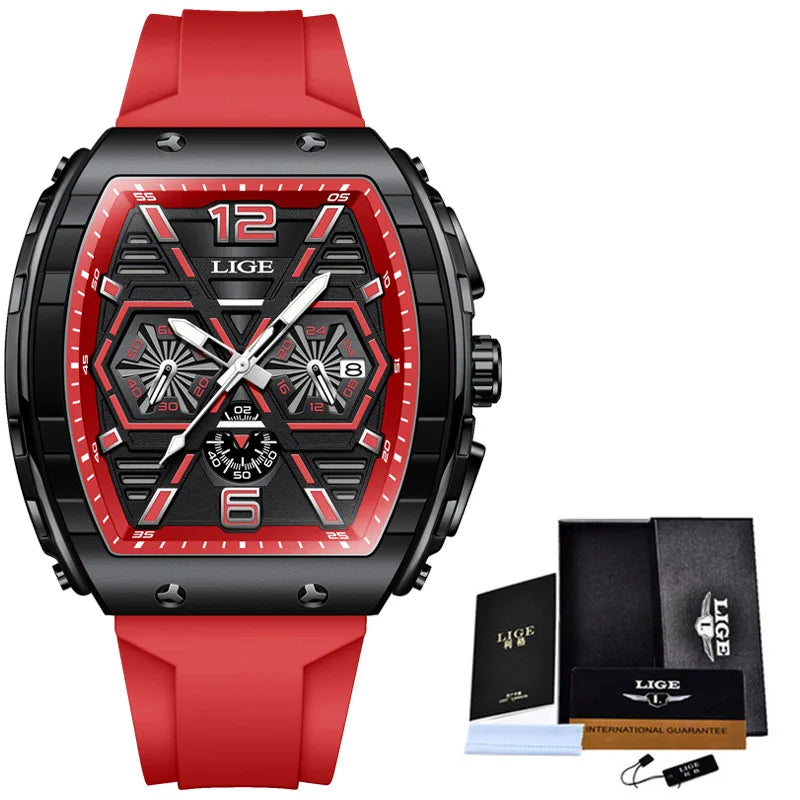LIGE Quartz Waterproof Chronograph