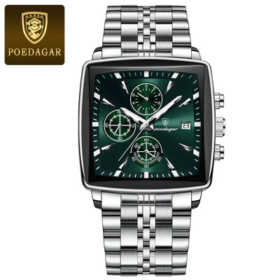 POEDAGAR Square Watch