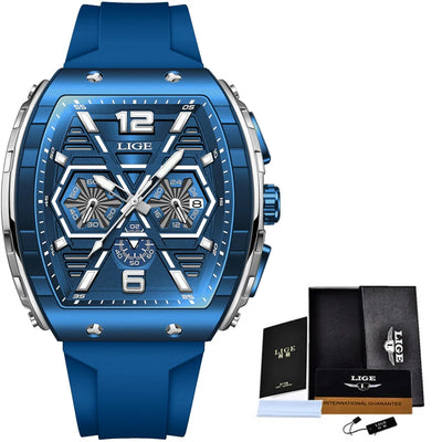 LIGE Quartz Waterproof Chronograph