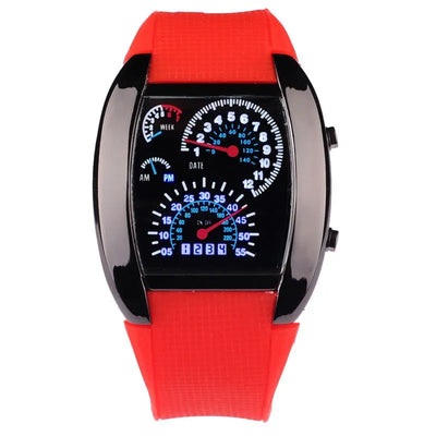 Fashion Car Design Binary Watch