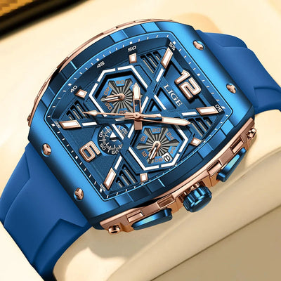 LIGE Quartz Waterproof Chronograph