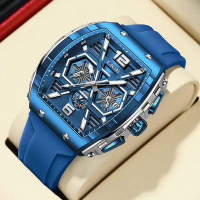 LIGE Quartz Waterproof Chronograph