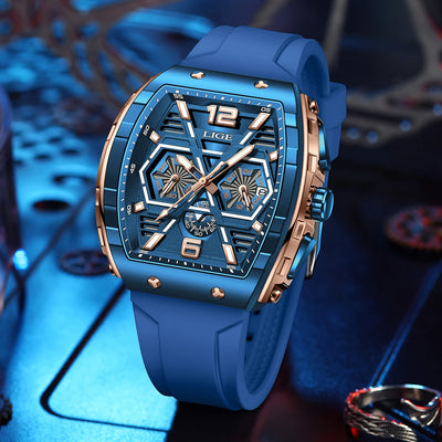 LIGE Quartz Waterproof Chronograph
