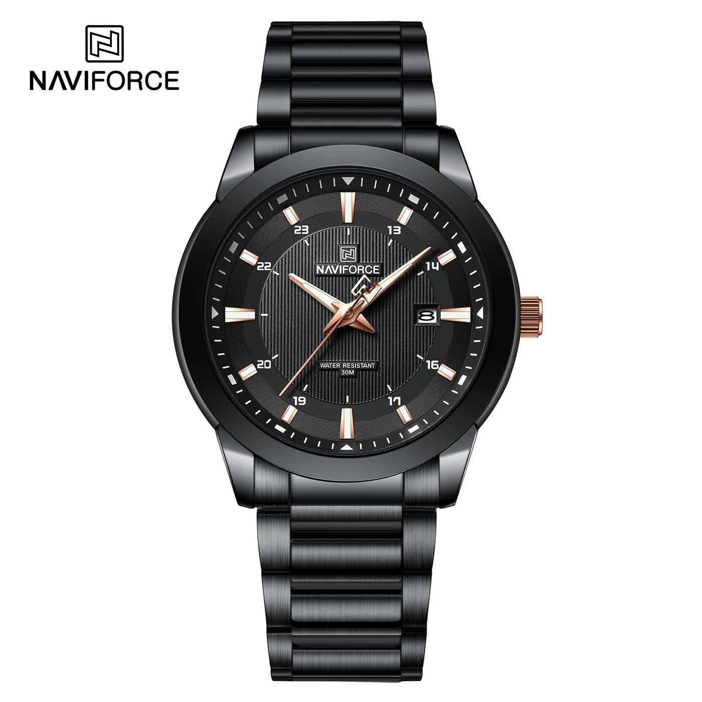 NAVIFORCE 2024 Men's Watch - Luxury Stainless Steel Sport Quartz
